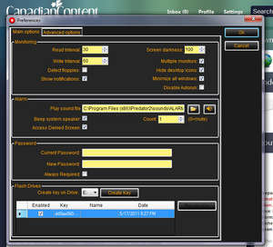 Windows Security and Privacy - Screenshot for PREDATOR Personal (Free) Edition