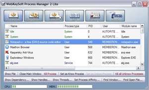 Process Manager 2 Lite Screenshot