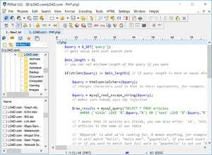 Text Programs - Screenshot for PSPad editor