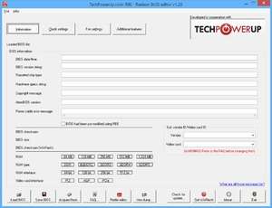 Drivers - Screenshot for Radeon BIOS Editor