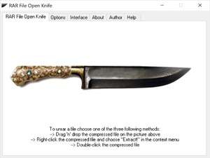 Compression - Screenshot for RAR File Open Knife
