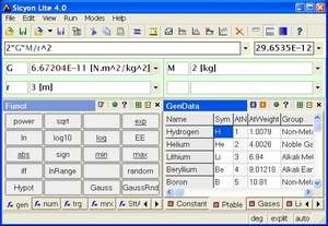 Calculators - Screenshot for Sicyon Lite calculator