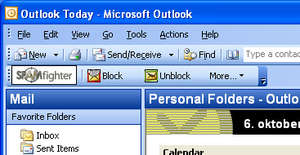 Spam Filters - Screenshot for SPAMfighter Standard