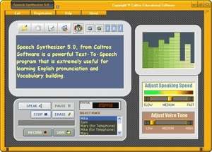 Speech Synthesizer Screenshot