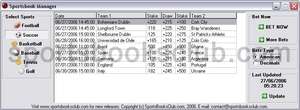 Sportsbook Manager Screenshot