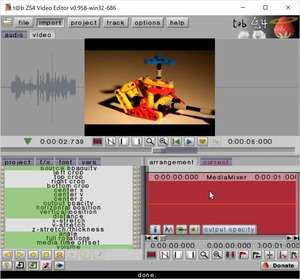 Audio Video Editing - Screenshot for t@b ZS4 Video Editor for win32