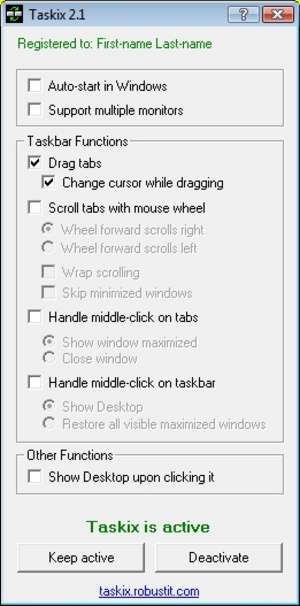 Taskix Screenshot