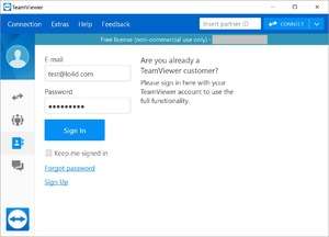 Internet Utility - Screenshot for TeamViewer
