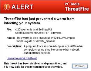 ThreatFire Screenshot