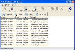Network Programs - Screenshot for Traffic Shaper XP