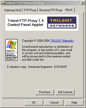 Trilent FTP Proxy Screenshot