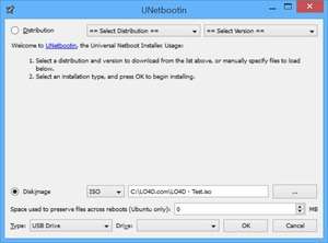 Computer Utilities - Screenshot for UNetbootin