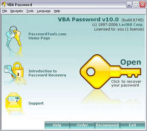 VBA Password Screenshot