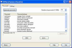 Password Tools - Screenshot for ViPNet Password Roulette