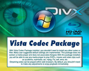 Video Codecs - Screenshot for Vista Codec Pack