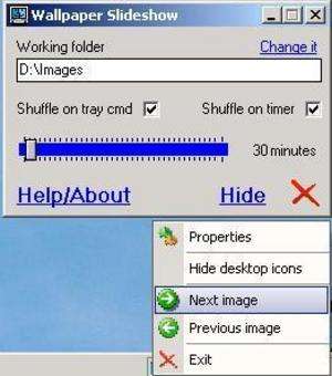 Wallpaper Slideshow Screenshot