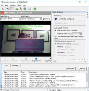 Video Capture Programs - Screenshot for WebCam Monitor