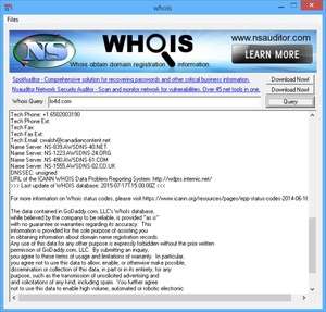 Whois Screenshot
