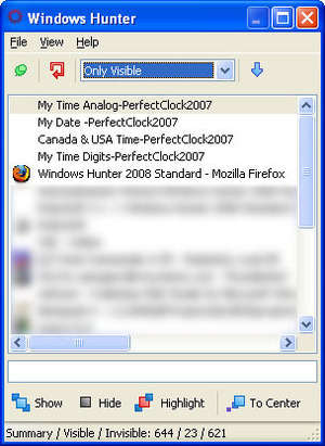 Schedulers - Screenshot for Windows Hunter 2008 Standard