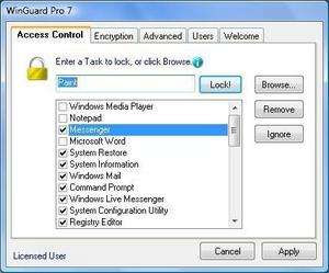 Windows Security and Privacy - Screenshot for WinGuard Pro