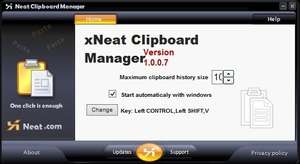 Clipboard Replacement Programs - Screenshot for xNeat Clipboard Manager